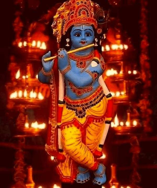 Lord Guruvayurappan — darshan portrait